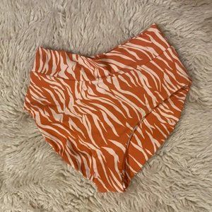 Skatie Scarlette High Rise Bikini Bottoms in Capri